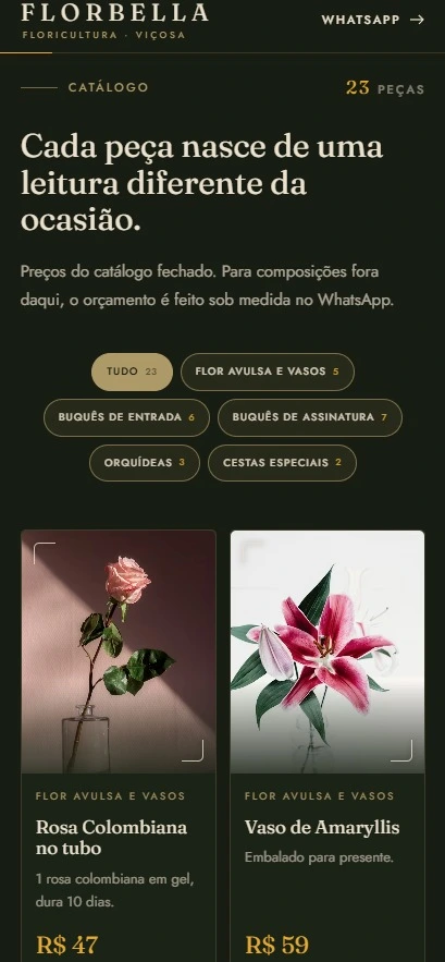 Página do Arsenal de Slides, em fundo escuro